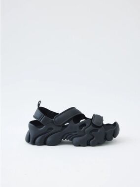 Collina Strada x Melissa Puff Strap Sandals Matte Black sz 8